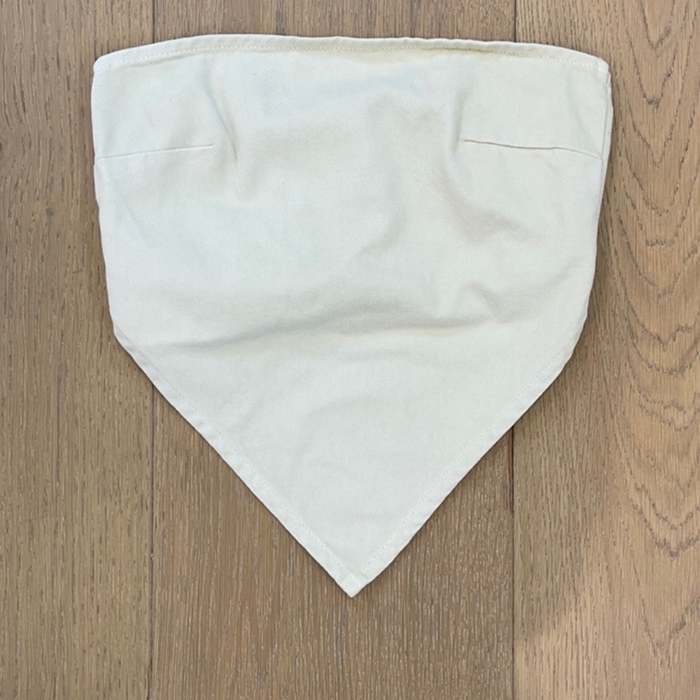 Nasty gal tan denim top 0 - Picture 2 of 4